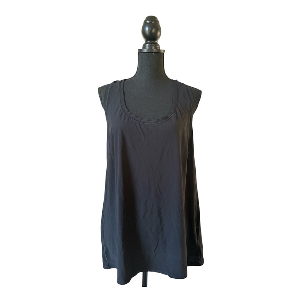 Athleta Black Racerback Swing Tank Top 1X Athleisure Active
